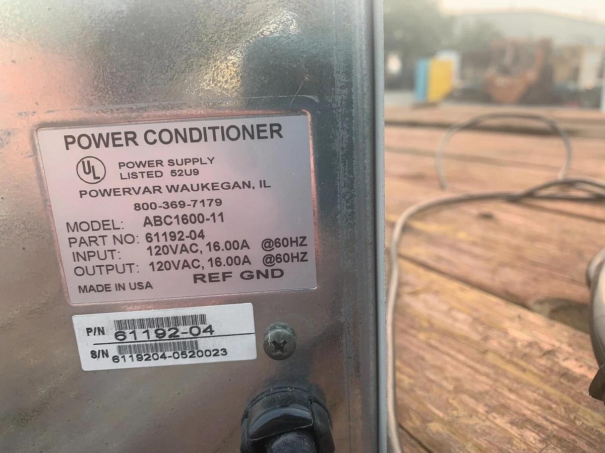 Used POWERVAR 16 / ABC1600-11 1920W POWER CONDITIONER AC LINE SURGE PROTECTOR MEDICAL