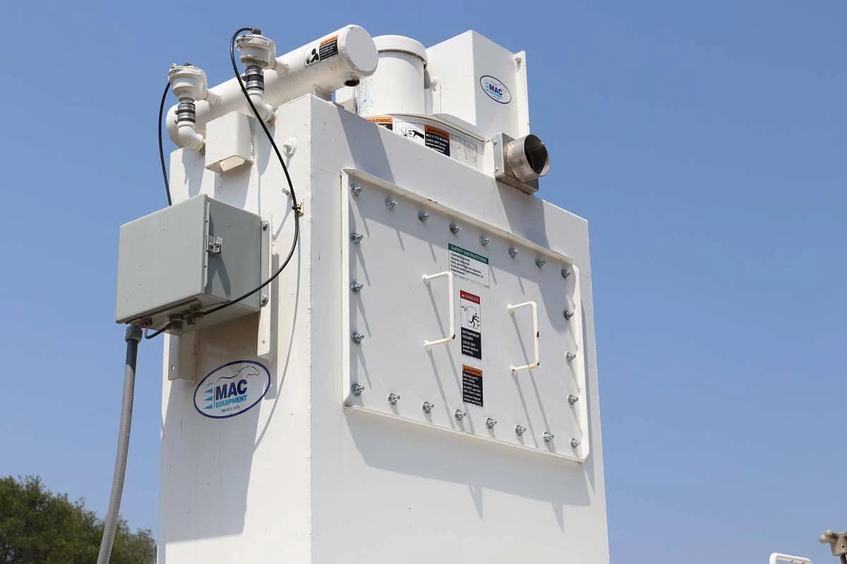 Used Schenck AccuRate Feeder Control with dual motor auger + Mac Silo w/ Centr.Blower
