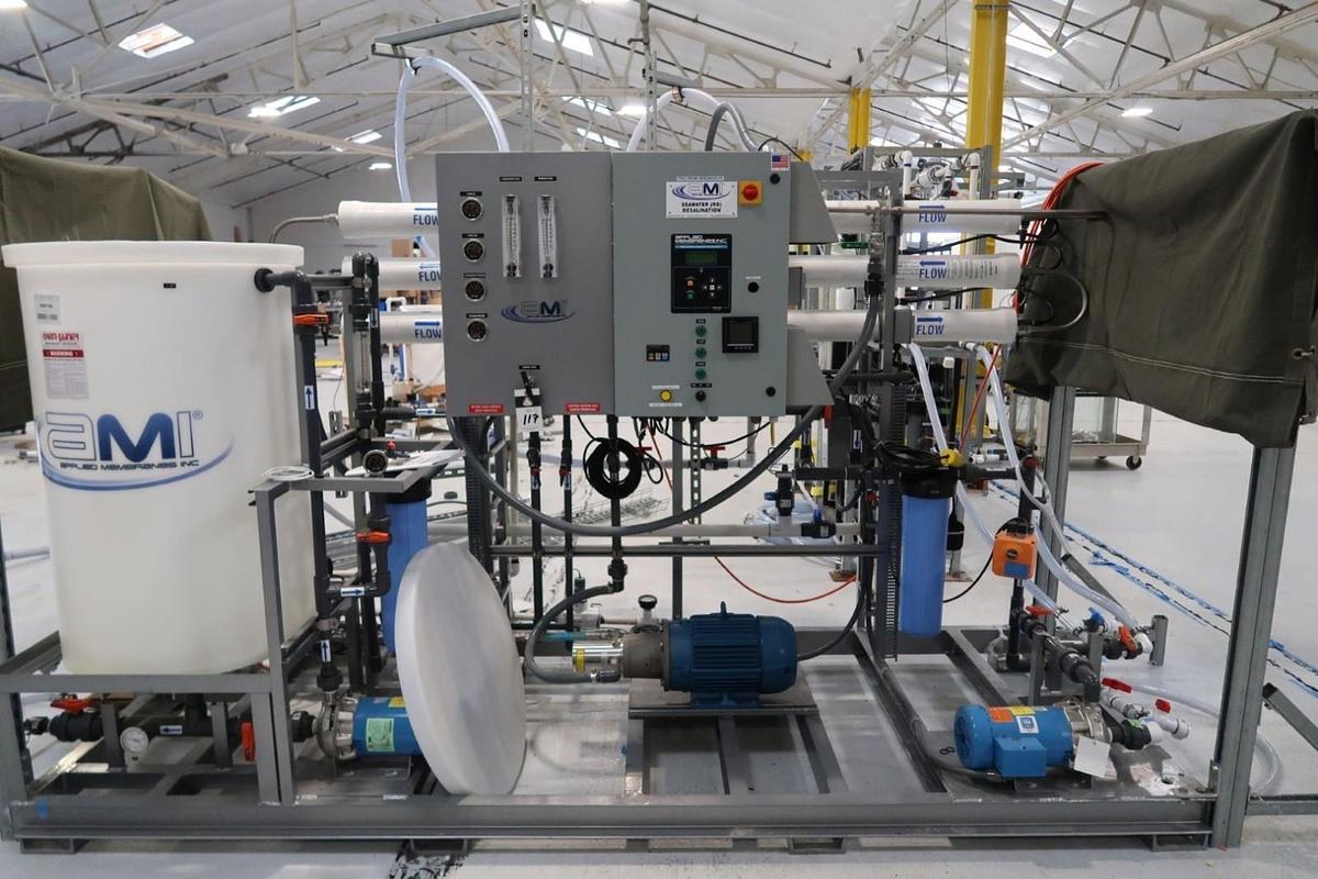 Used 6000 Gal/Day -- Applied Membranes Inc. Seawater Desalination System - Reno, NV