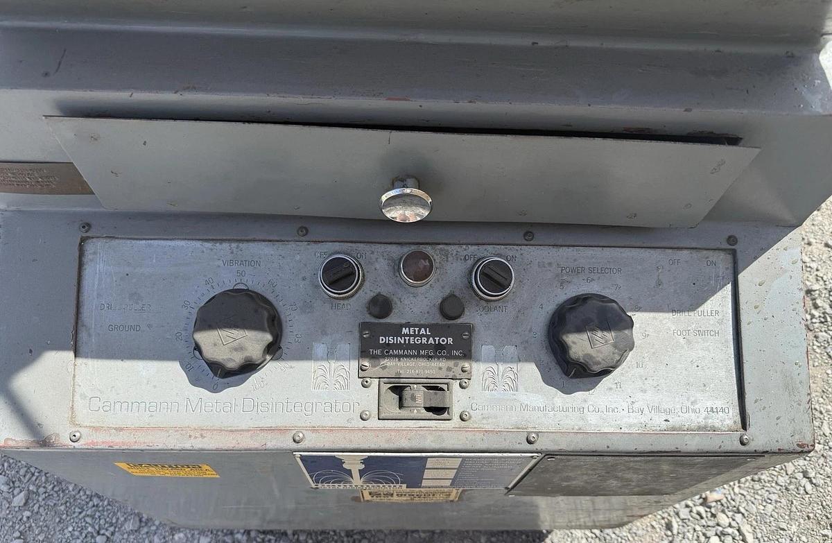 Used Cammann c-30 Metal (tap) Disintegrator