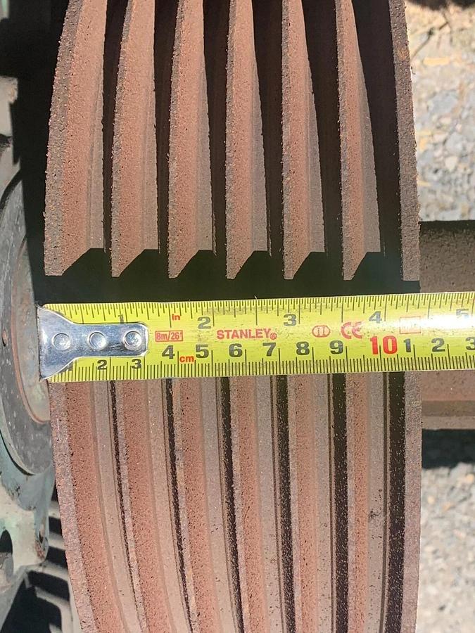 Used Toshiba 100 HP Motor - A1004FGF4A1 -230/460v - 1775 rpm - 441T Frame - TIKK