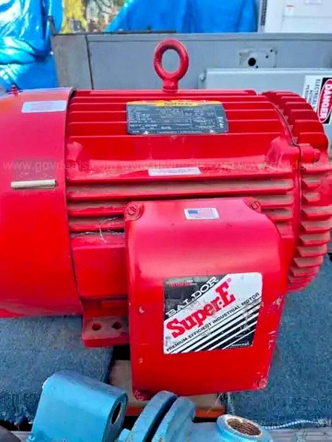 50hp Baldor Super-E Motor 230/460v TEFC 326TS 3600rpm -Rebuilt- Reno,NV
