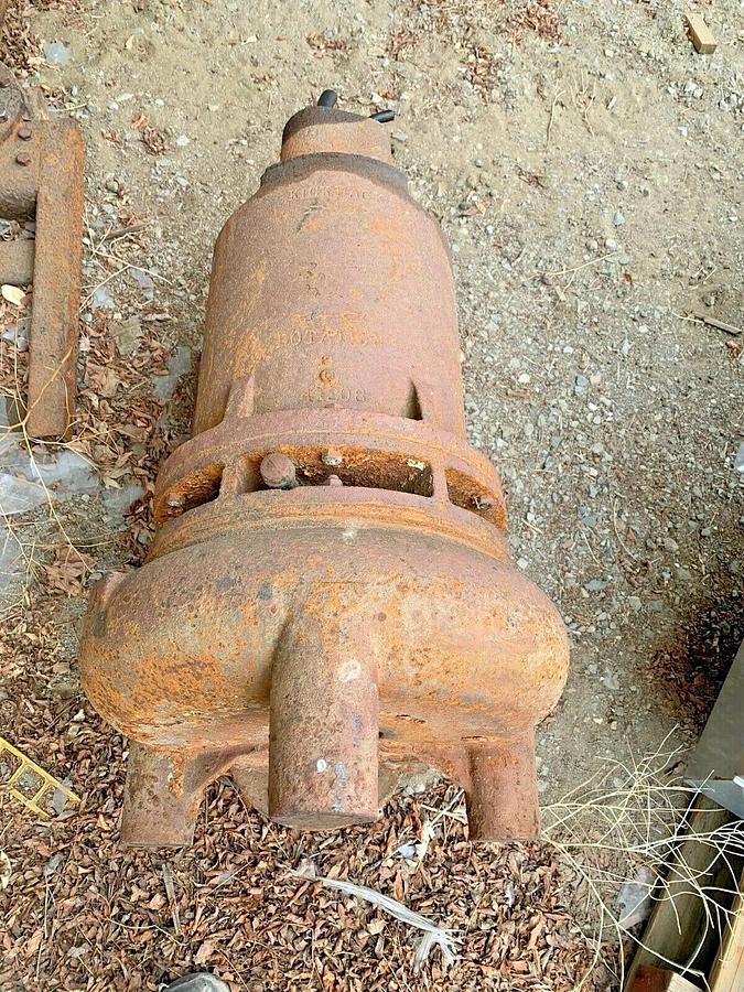 Used 15hp/230v Peabody Barnes Submersible (Sewage-Trash-Ejector-Sump) Pump 4SEH-1C02