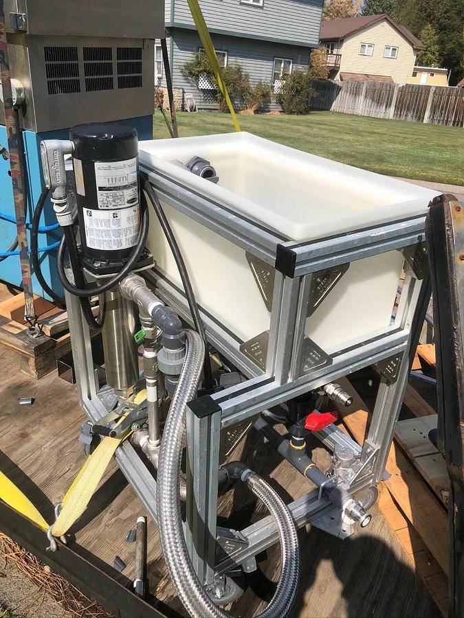 1.5 Hp. 20 GPM. Pentair Berkeley MGPS High-Pressure Booster Pump Cart - 3ϕ