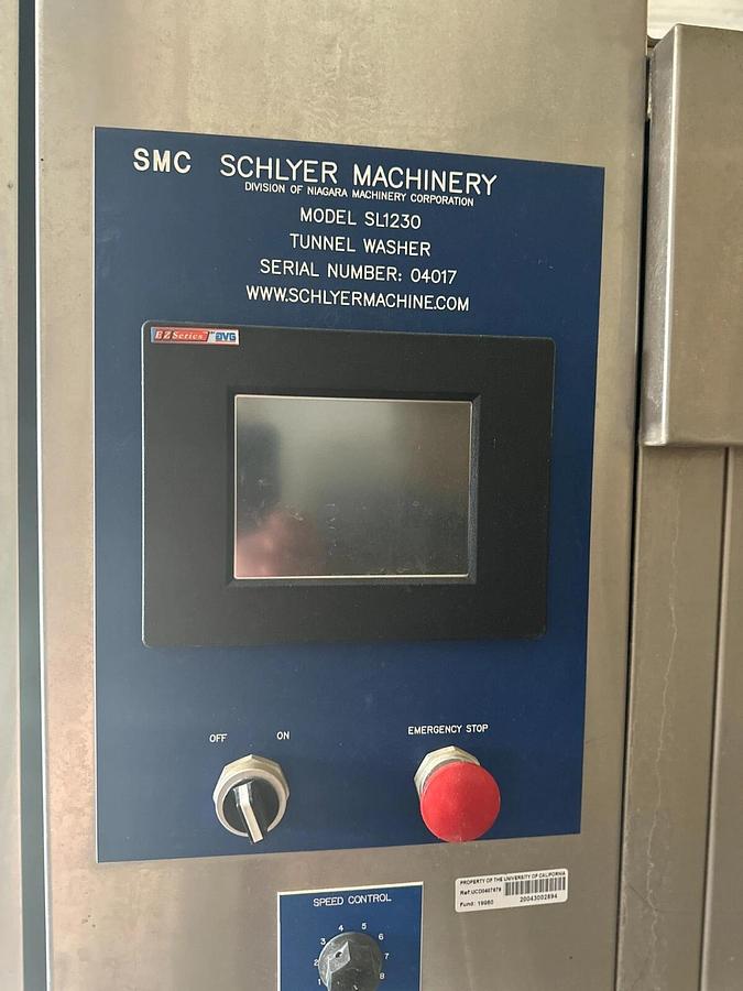 Used SMC-Roe Schlyer 22'x30" Tunnel Washer (Rodent,bedding, & Lab Cage) - Reno,NV.