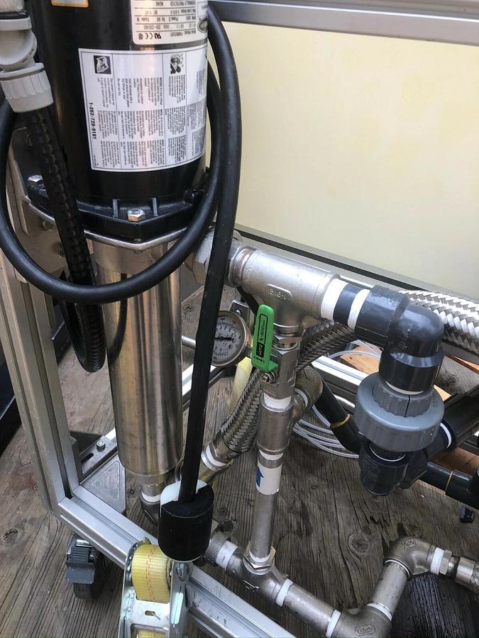 1.5 Hp. 20 GPM. Pentair Berkeley MGPS High-Pressure Booster Pump Cart - 3ϕ
