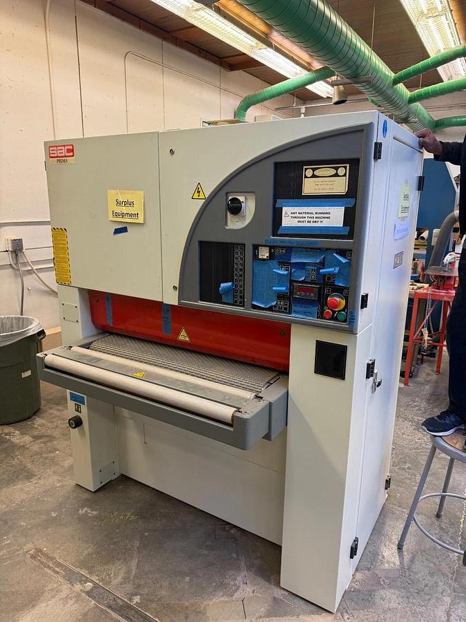 Used SAC PRIMA K 970 - 37” Wide Belt Sander - with Manuals - Reno, NV