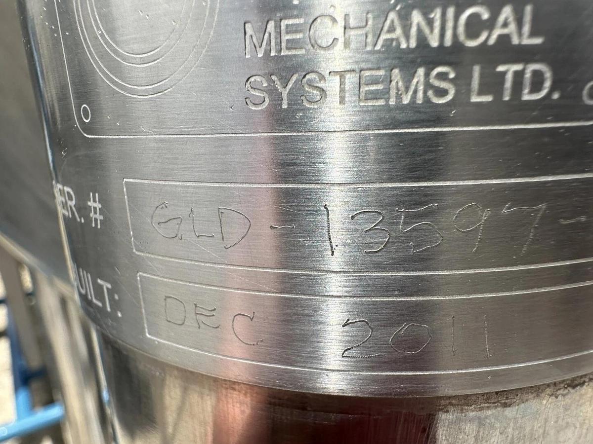 Used 15 BBL Stainless Jacketed Fermentation Tank