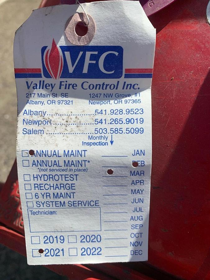 Used Amerex 488 Wheeled Commercial Fire Extinguisher - Type ABC - Reno, NV