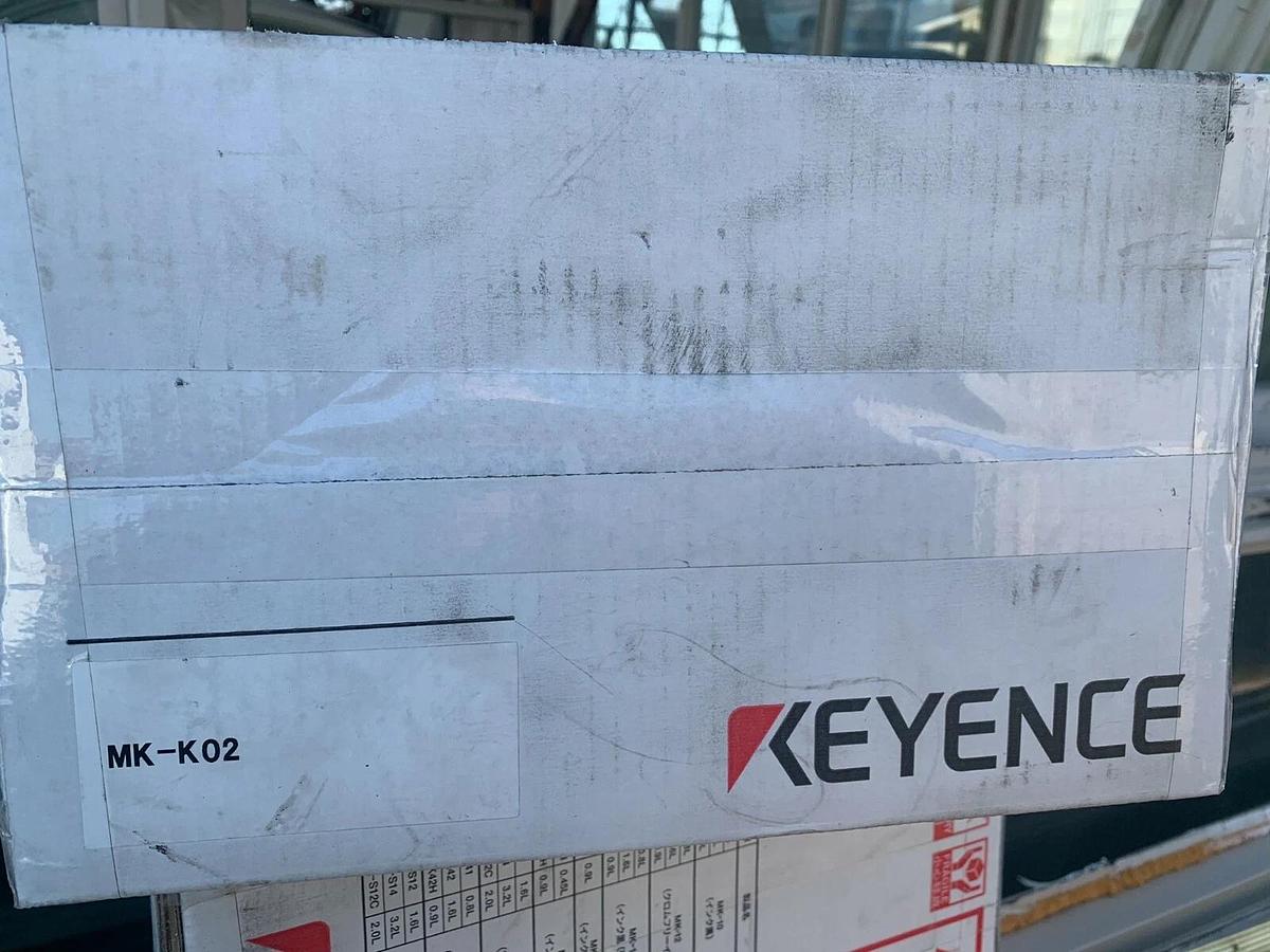 Used (Lot of 3 Cases) Keyence mk-k02 black ink