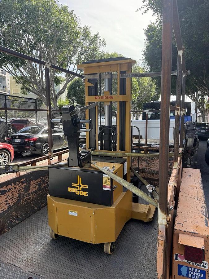 BigJoe Warehouse (pdh 25-194) Walkie Stacker- New Battery w/Warrantee- BayArea !