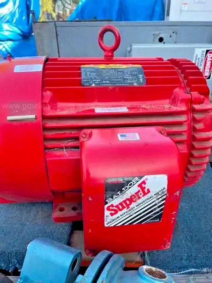 50hp Baldor Super-E Motor  230/460v TEFC 326TS 3600rpm -Rebuilt- Reno,NV