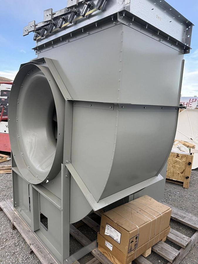 Used Greenheck 30 hp Centrifugal EXHAUST BLOWER/Ceiling Fan-Danfoss VFD-Reno,NV