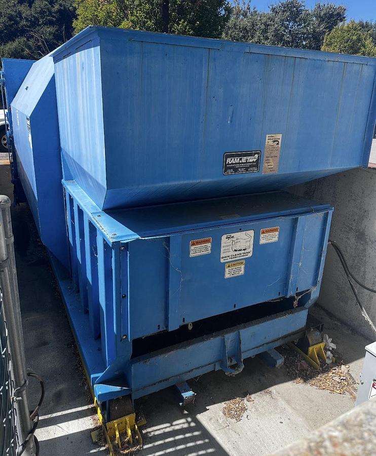 Used Marathon Ramjet 30 Cu Yard Self Contained trash compactor -San Jose, CA