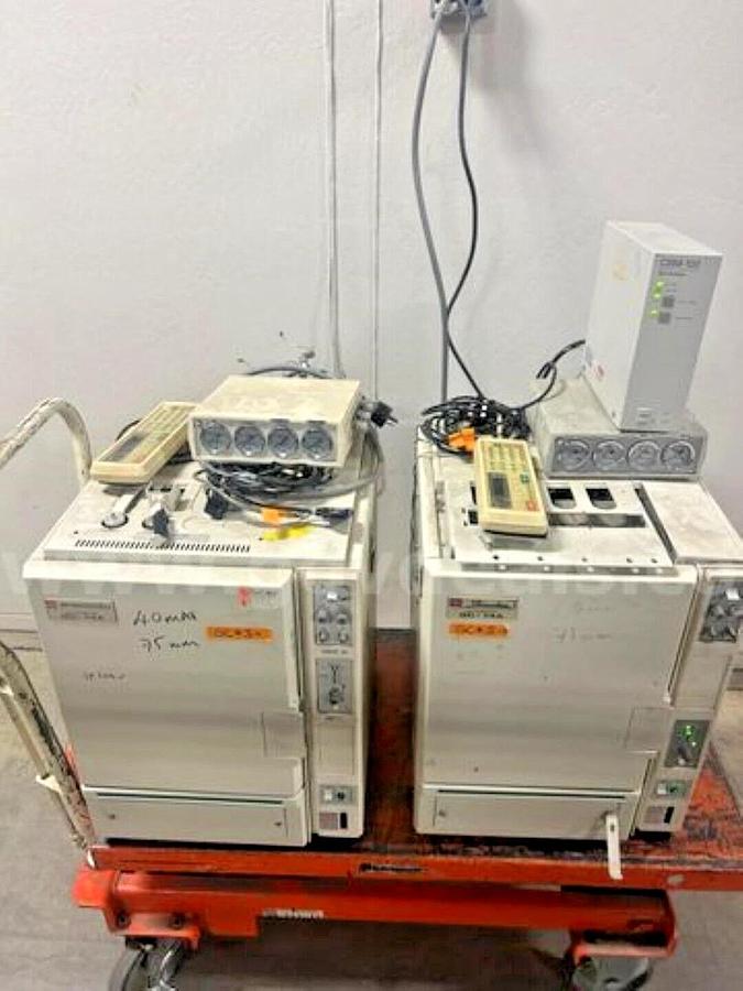 Used (Lot of 2) Shimadzu GC-14A Gas Chromatographs + Keyboard Control Panels- Reno,NV