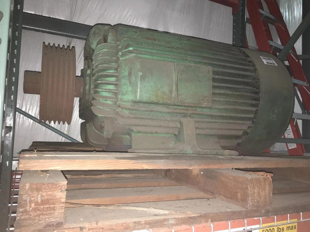 Used Toshiba 100 HP Motor - A1004FGF4A1 -230/460v - 1775 rpm - 441T Frame - TIKK
