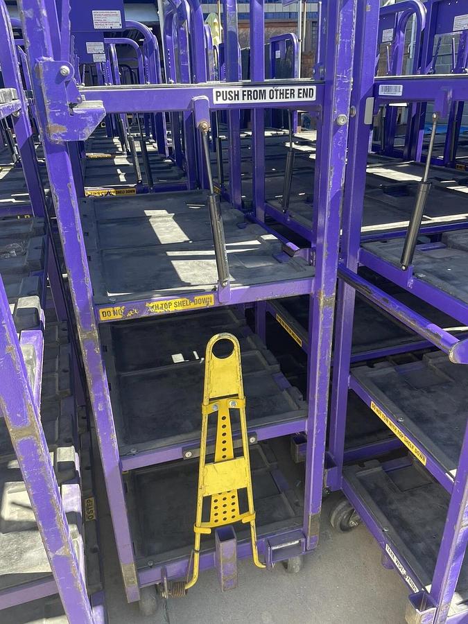 Used 4 shelf HD Industrial Carts on Casters -- San Diego,CA/ Carson City,NV