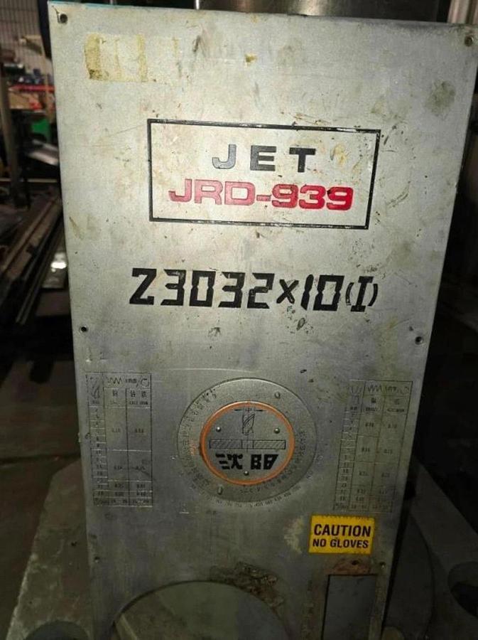 Used JET JRD-939 RADIAL DRILL - Repair -or- Part Out - Carson City, NV