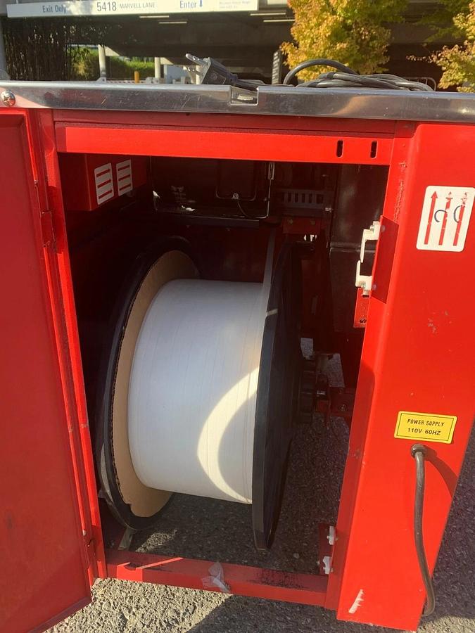 Used Samuel P-725 Semi-Automatic Strapping Machine. Carson City NV /Bay Area.