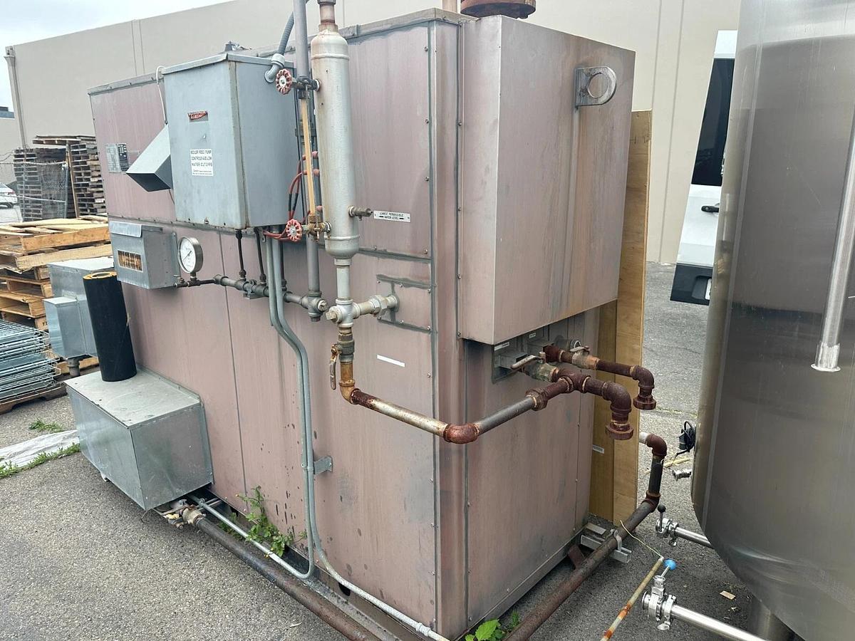 Used 2015 Rite 39hp Low NOx NatGas Steam Boiler - West Coast