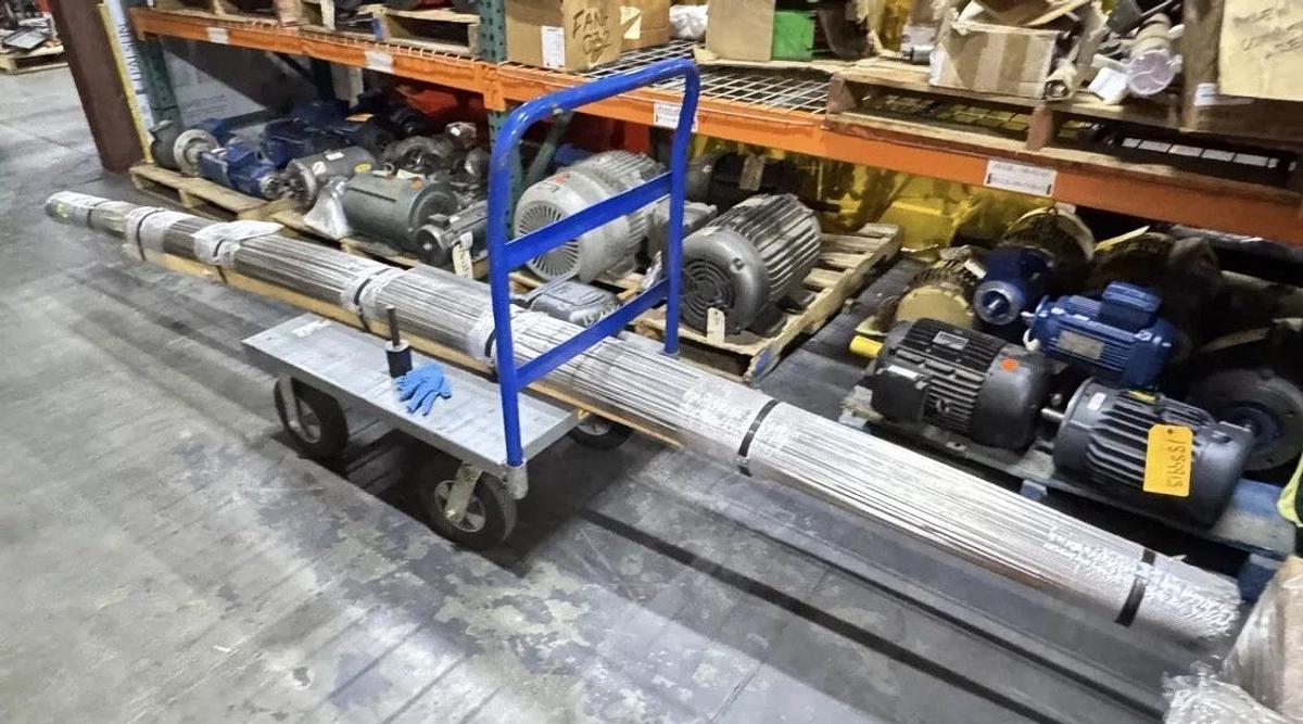 Used (700 Pieces) 9 Gauge T304L Stainless steel Round Bar 12’ --Reno, NV