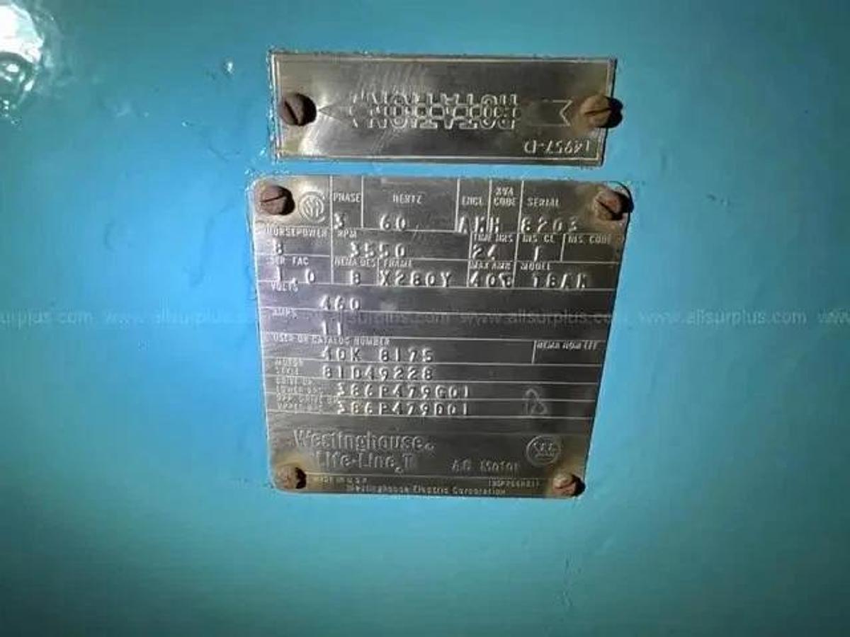 Westinghouse - DC Electric Motor - 250 hp “Life-Line" 850/1700 rpm - Reno, NV