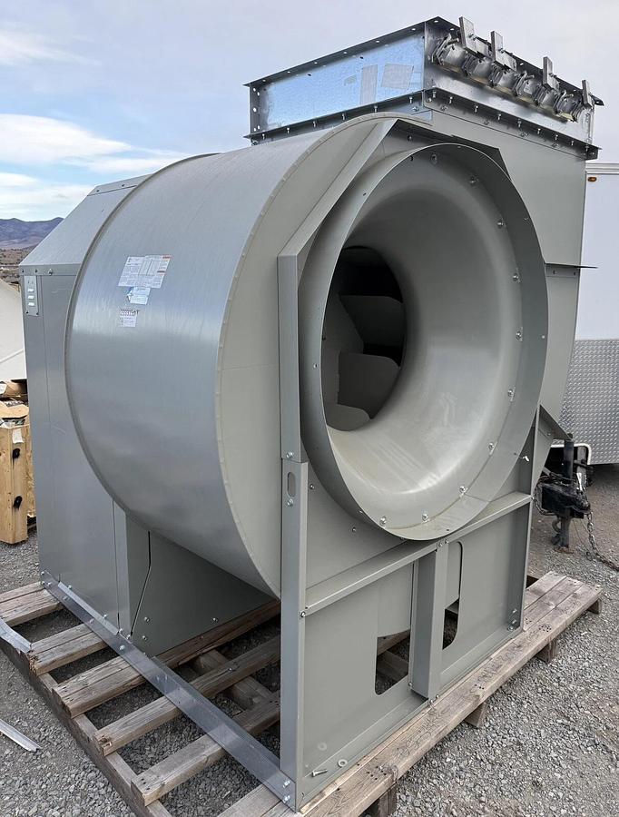 Used Greenheck 30 hp Centrifugal EXHAUST BLOWER/Ceiling Fan-Danfoss VFD-Reno,NV