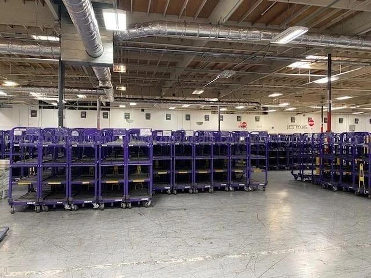 Used 4 shelf HD Industrial Carts on Casters -- San Diego,CA/ Carson City,NV