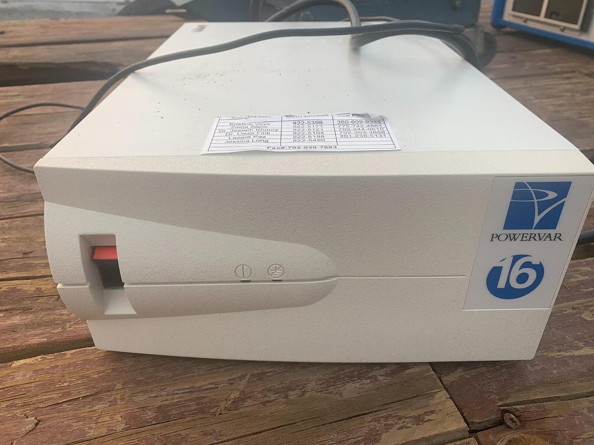 Used POWERVAR 16 / ABC1600-11 1920W POWER CONDITIONER AC LINE SURGE PROTECTOR MEDICAL