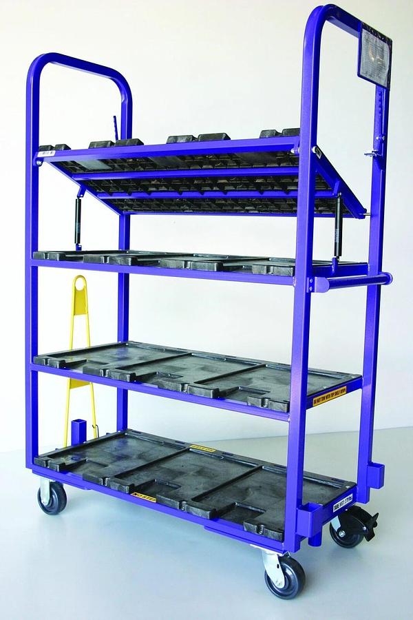 Used 4 shelf HD Industrial Carts on Casters --  San Diego,CA/ Carson City,NV