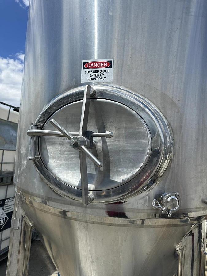 Used 15 BBL Stainless Jacketed Fermentation Tank