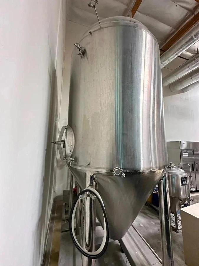 Used 15 BBL Stainless Jacketed Fermentation Tank