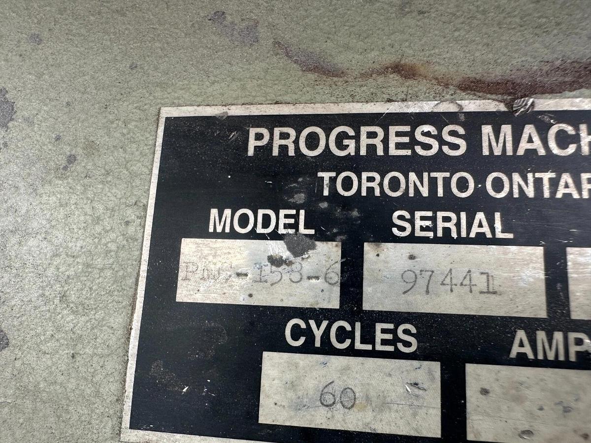 Used Progress Machine Co. Stroke Sander (PMC-158-6)