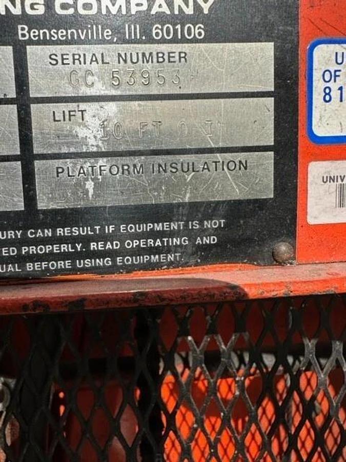 Used Economy Engineering Powered 10'  Man-Lift Platform - Reno, NV