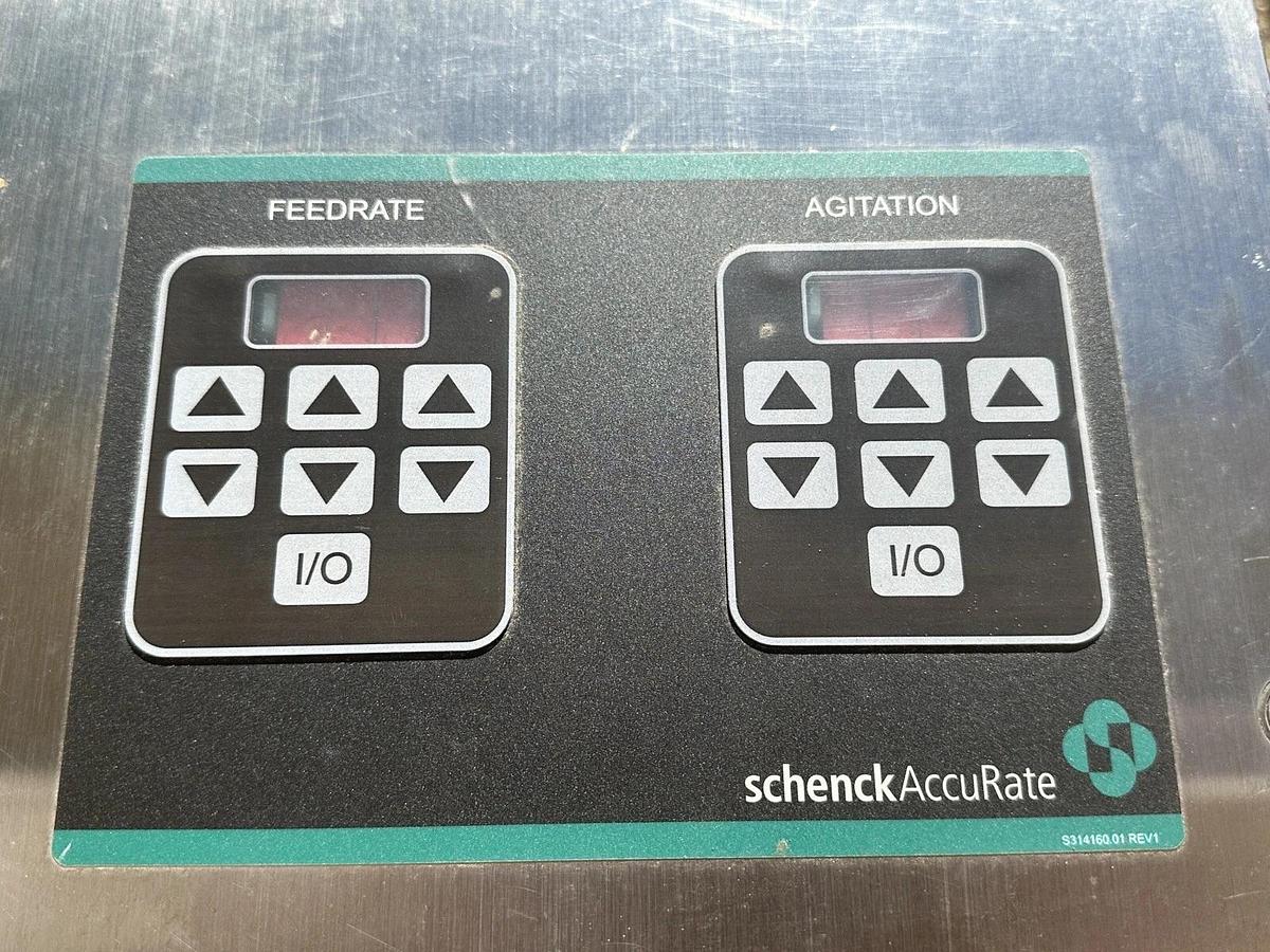 Used Schenck AccuRate Feeder Control with dual motor auger + Mac Silo w/ Centr.Blower