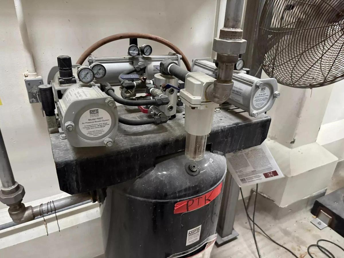 Used MPS Air Pressure Booster System 200 psi model R60T