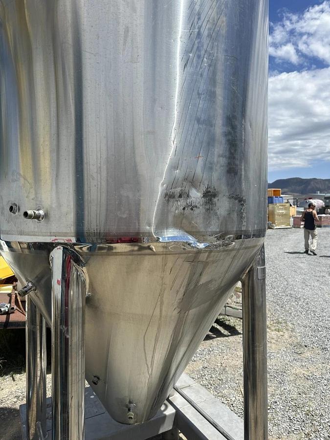 Used 15 BBL Stainless Jacketed Fermentation Tank