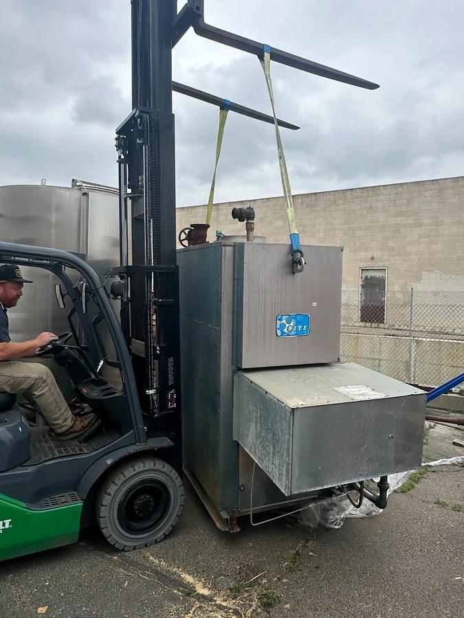 Used 2015 Rite 39hp Low NOx NatGas Steam Boiler - West Coast