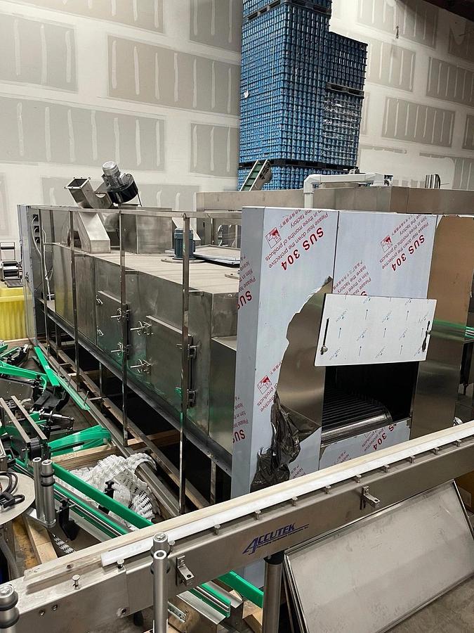 Used Fillex Heat Tunnel - Bottle Drier For Glassware/Food service/Brewery