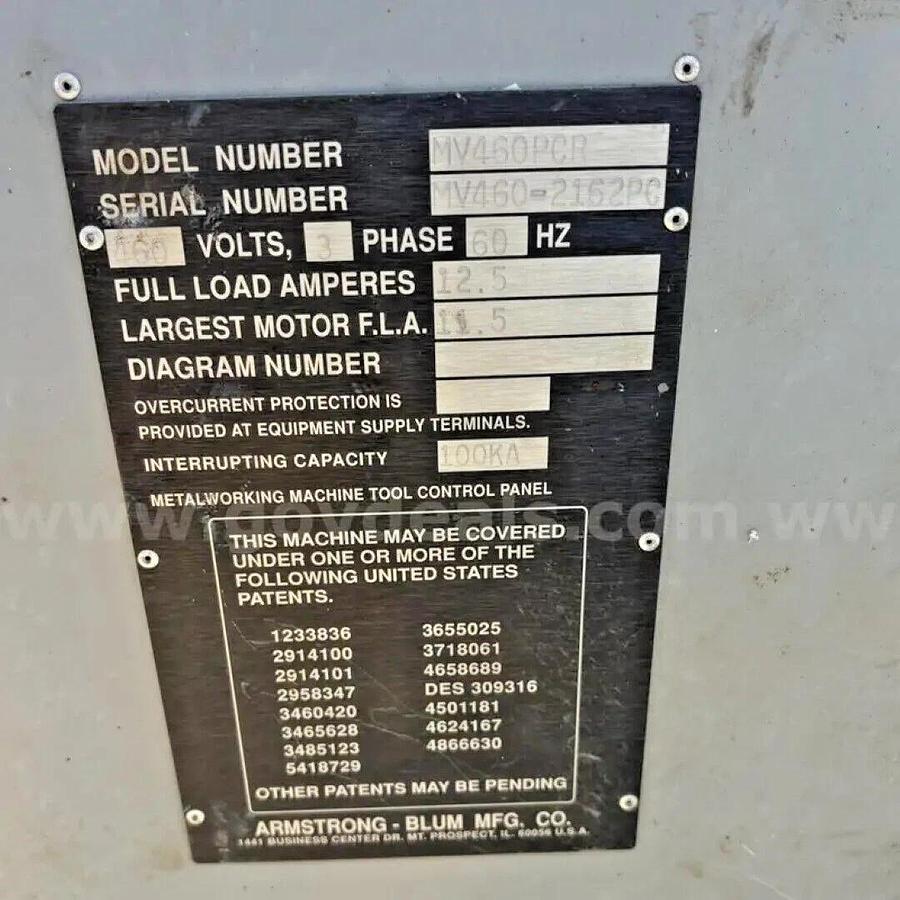 Used Marvel Automatic Vertical Bandsaw. Model #MV460PCR - Carson City, NV 89706