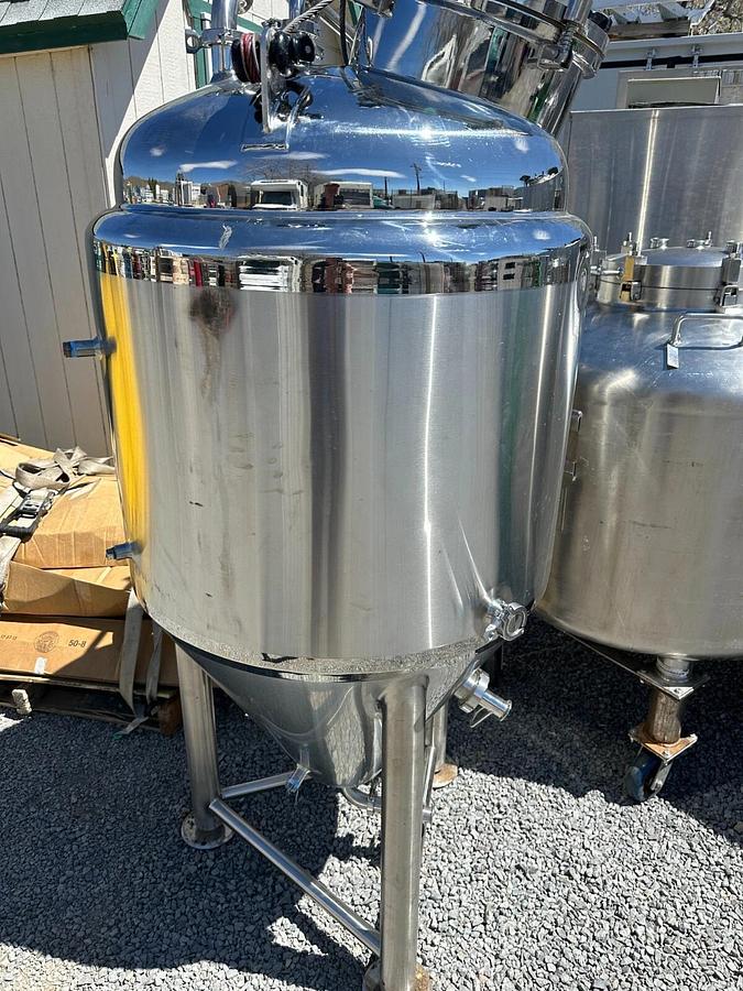 Used 80 Gallon Jacketed Stainless Steel Beer/Wine Fermentation Tank -- Carson City,NV