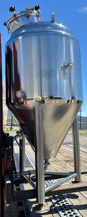 Used 80 Gallon Jacketed Stainless Steel Beer/Wine Fermentation Tank -- Carson City,NV