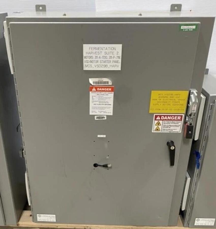 Used (3) Wiegmann 3-phase disconnect enclosures 2016. -- San Diego, CA
