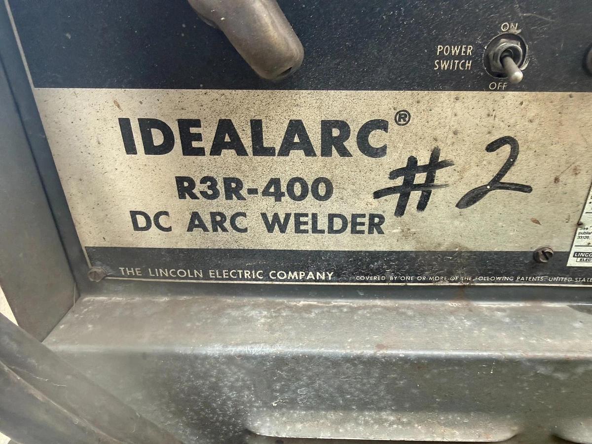 Used Lincoln Idealarc DC Arc STICK/TIG Welder Power Source 230/460v 3-PH, R3R- 400