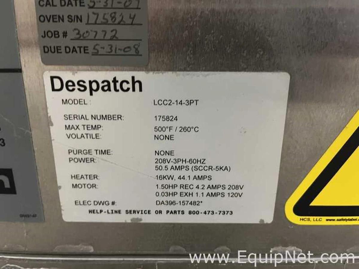 Used Despatch Process Oven, Test Oven, Lab Oven - 208v -LCC2-14-3PT - 500°F - Reno,NV