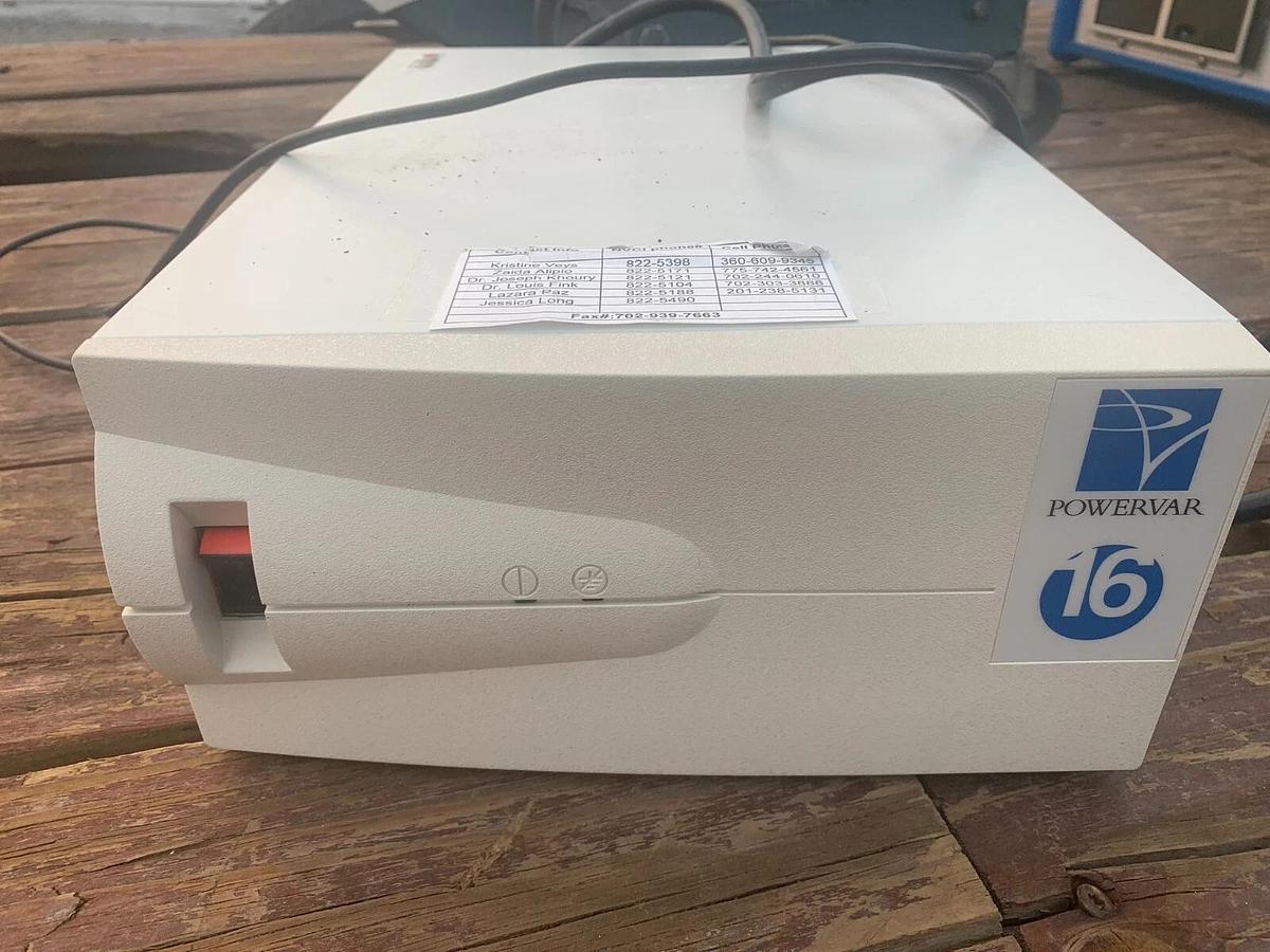 Used POWERVAR 16 / ABC1600-11 1920W POWER CONDITIONER AC LINE SURGE PROTECTOR MEDICAL