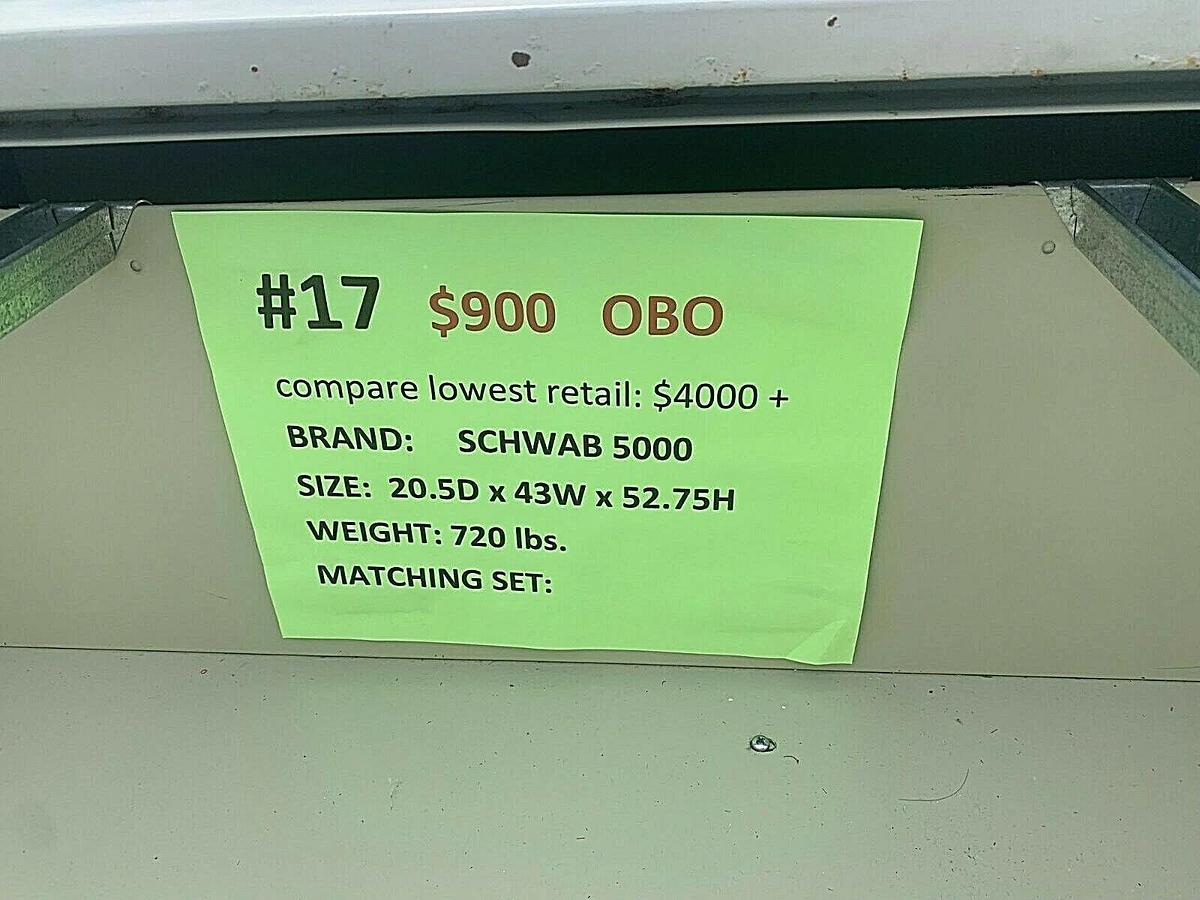 Used Schwab 5000 Lateral Fire Safe