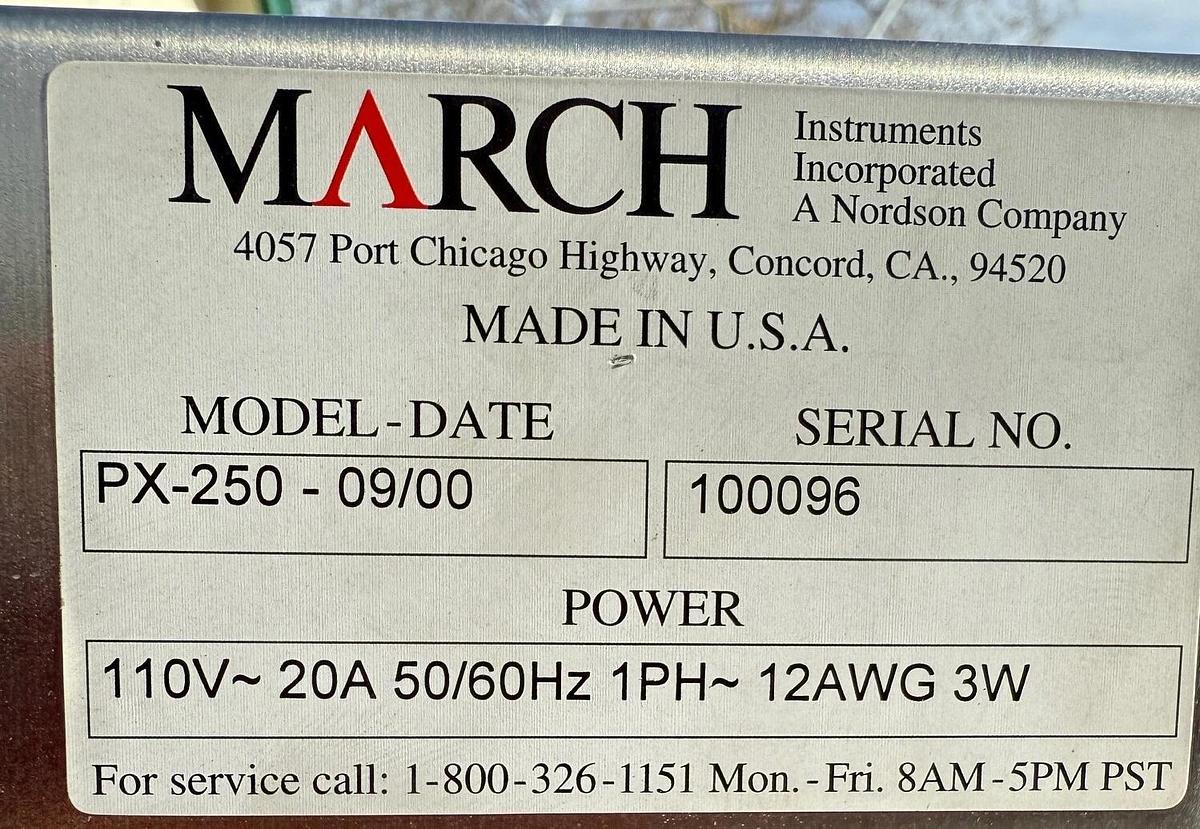 Used March PX-250 Plasma Etch Plasma Asher Plasma in NV USA