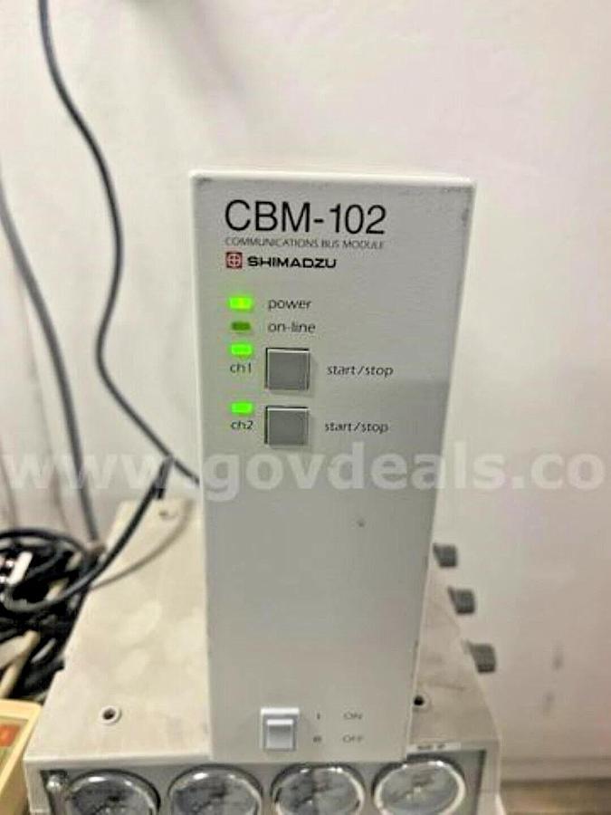 Used (Lot of 2) Shimadzu GC-14A Gas Chromatographs + Keyboard Control Panels- Reno,NV