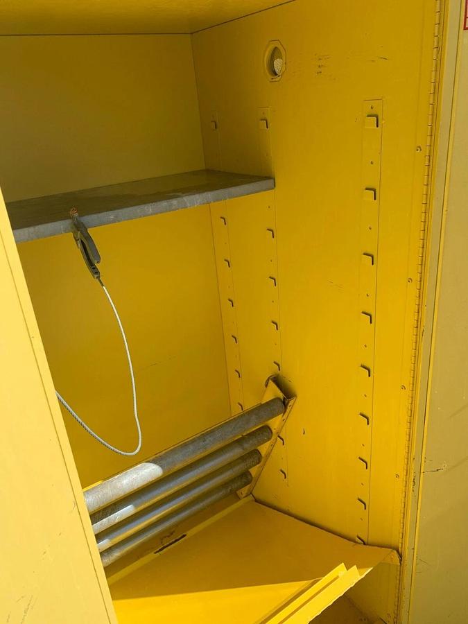 Used Securall W3040 Flammable Materials Storage Cabinet, 60gal cap.
